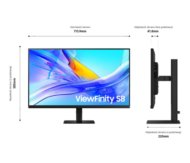 Samsung ViewFinity S8 S32D800UAUX S80UD - 1522008 - zdjęcie 5